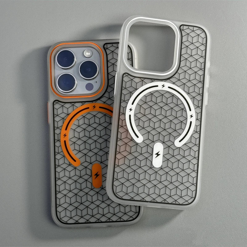 Power Hex Iphone Case - Redwood Main