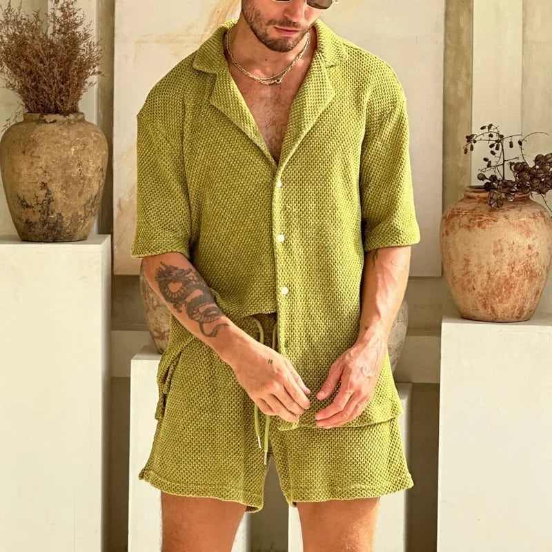 Palma Knitted Set - Redwood Main