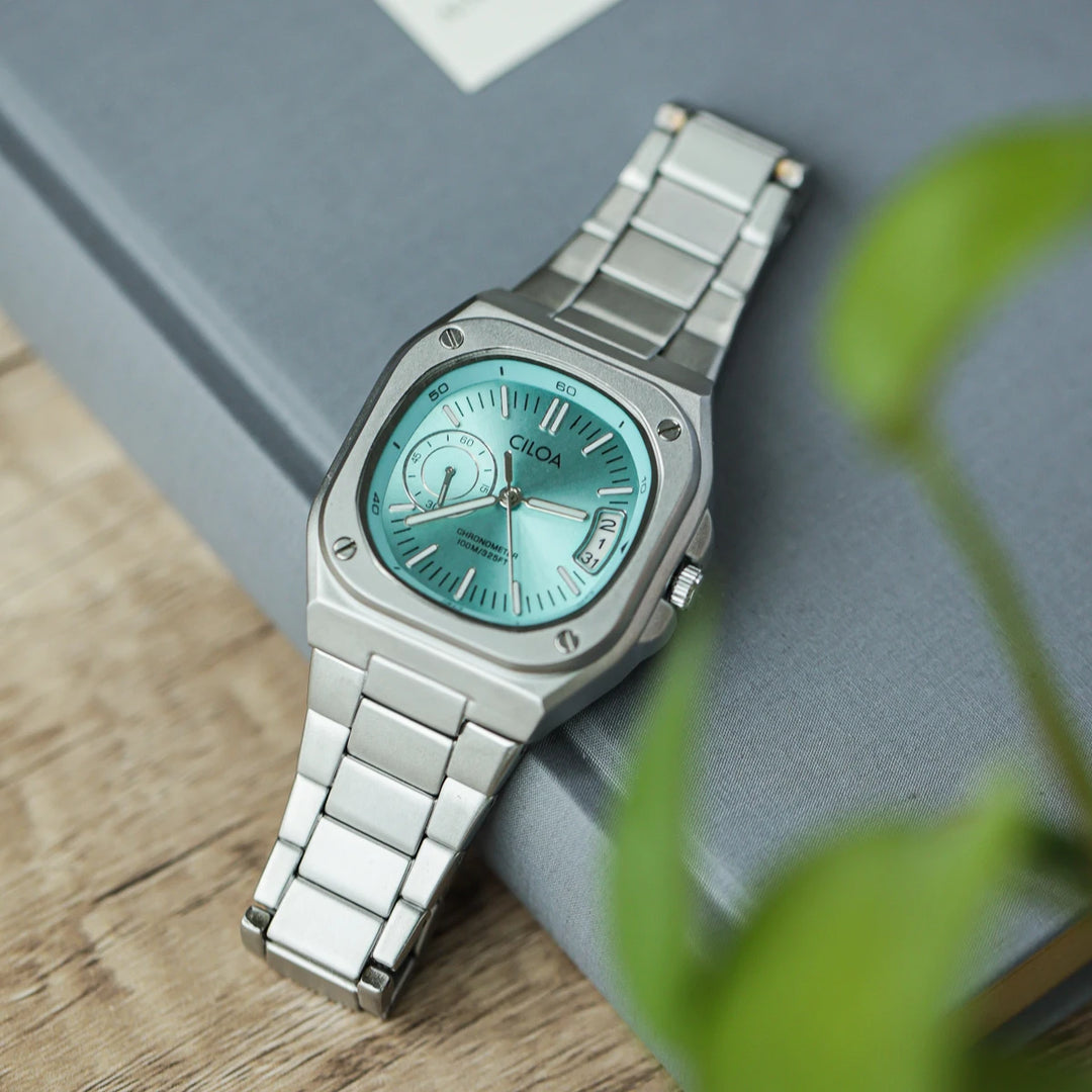 Bluecore Chrono Quartz Watch - Redwood Main