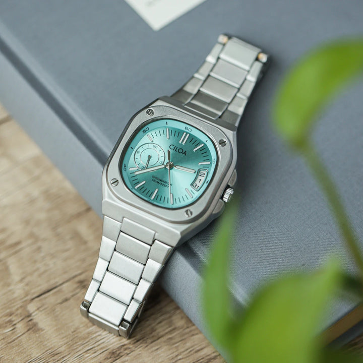 Bluecore Chrono Quartz Watch - Redwood Main