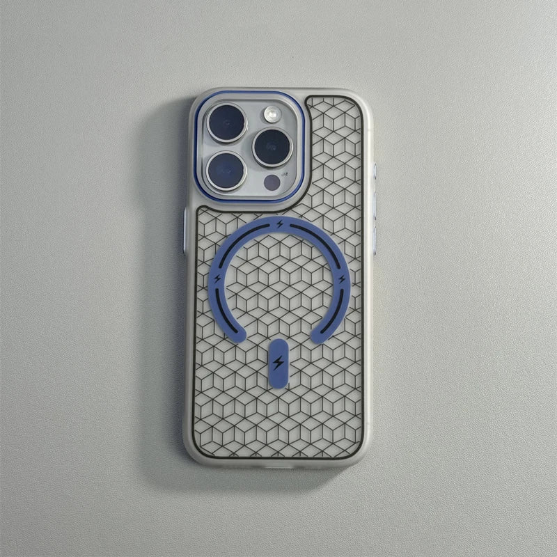 Power Hex Iphone Case - Redwood Main