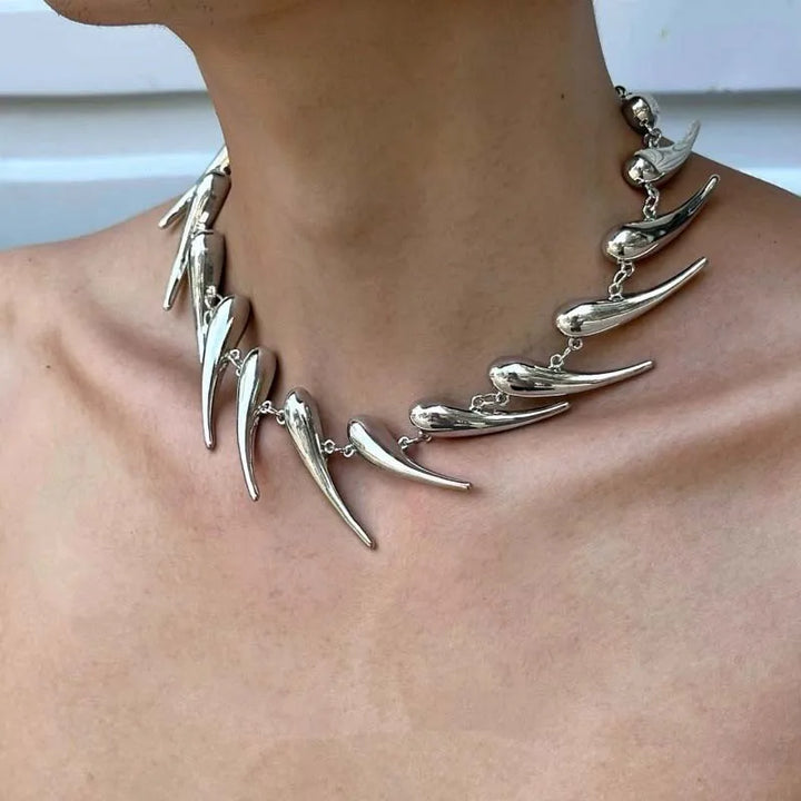 Oblivion Spike Necklace - Redwood Main