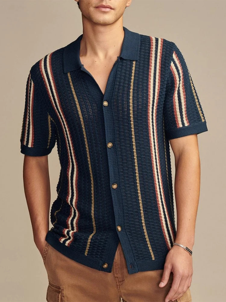 Solaro Knit Polo - Redwood Main