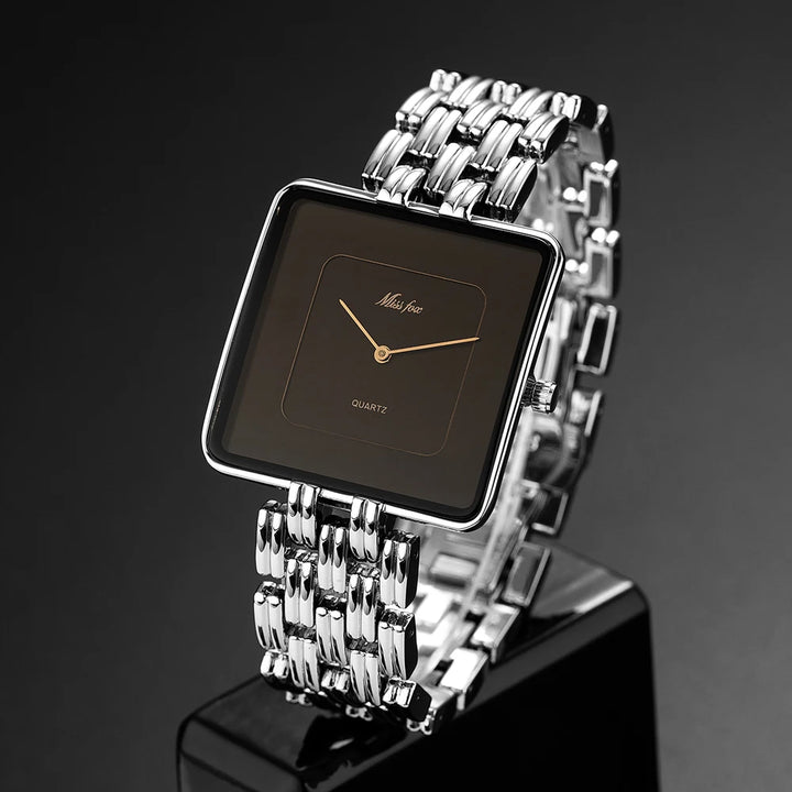 Alvero Square Watch - Redwood Main
