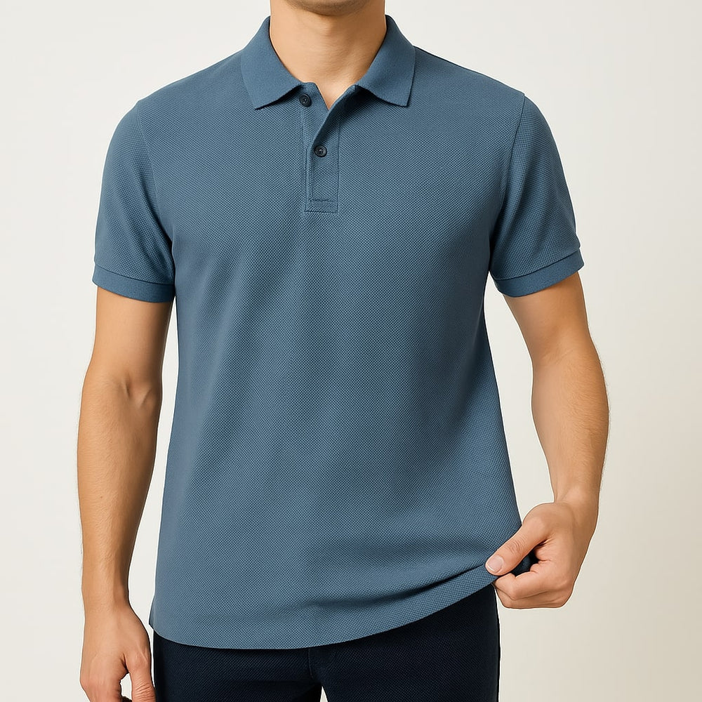 Velair Cotton Polo - Redwood Main