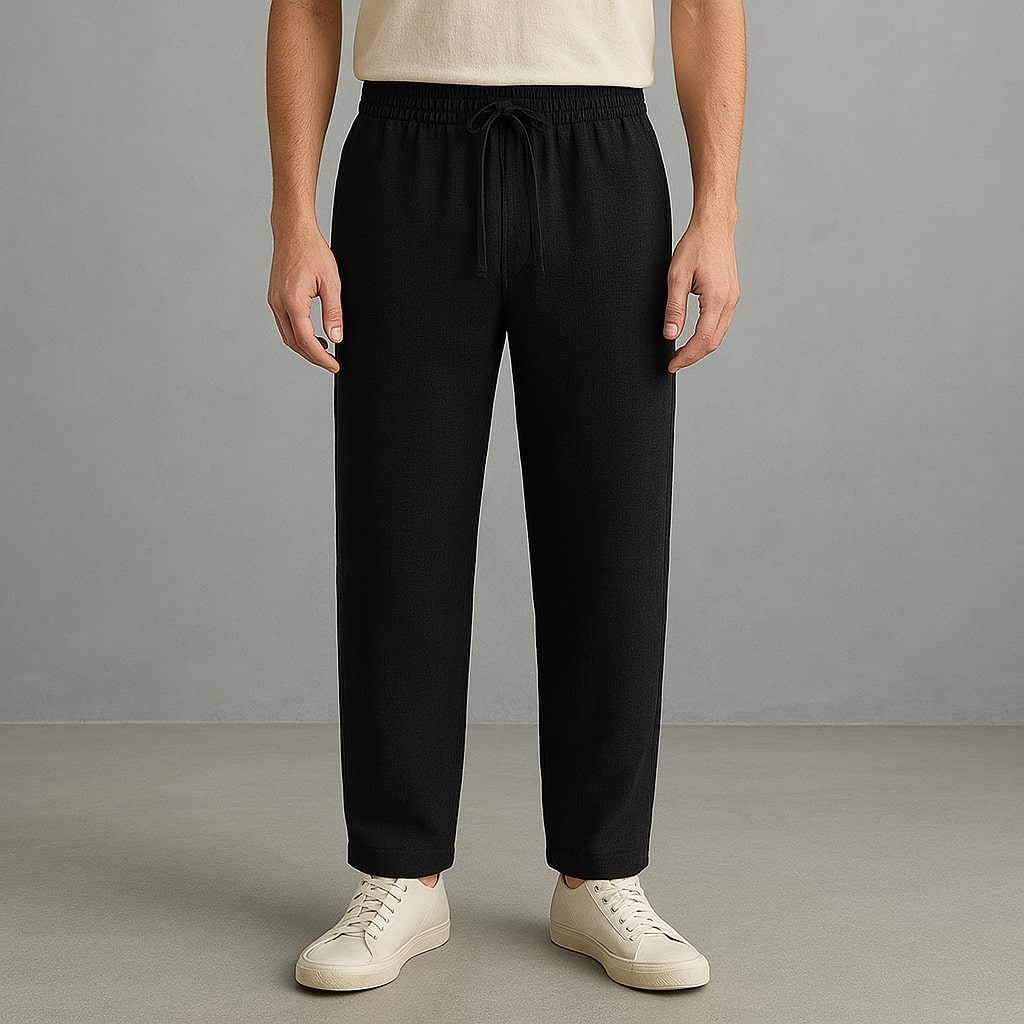 Lusso Linen Pants - Redwood Main