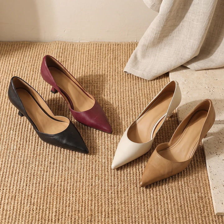 Margaux Women's Pointed Kitten Heel Pumps