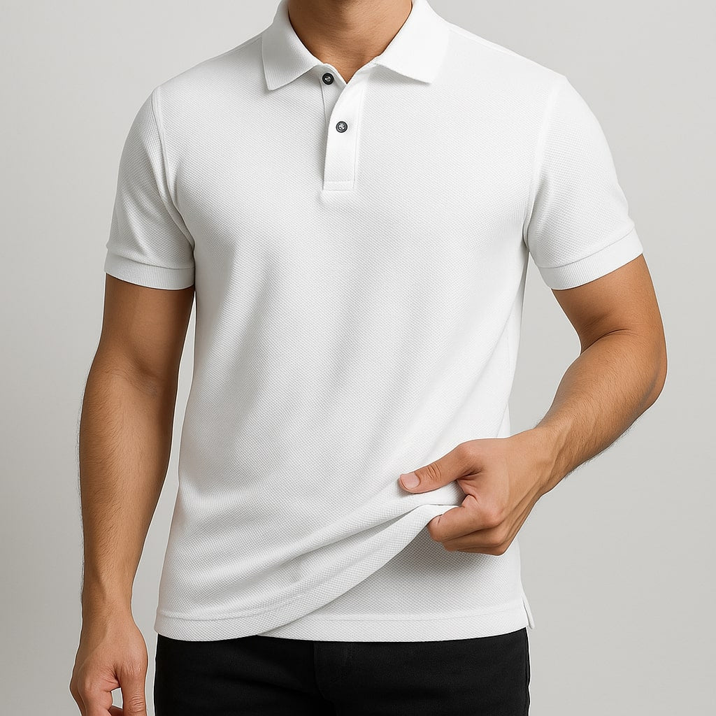 Velair Cotton Polo - Redwood Main