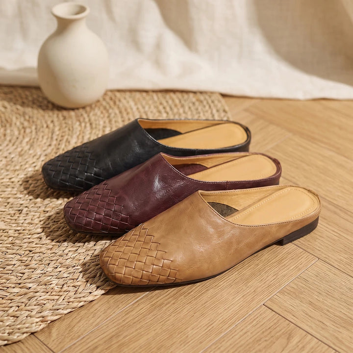 Tamara Women's Woven Leather Mules