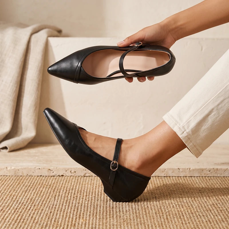 Ottilie Women's Mary Jane Flats - Black