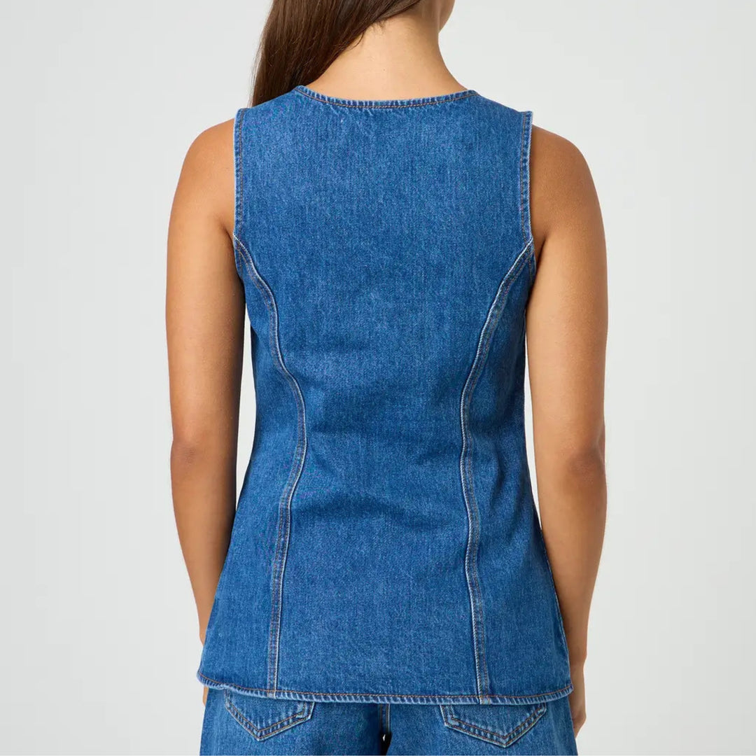 Summer Bloom Denim Set - Redwood Main