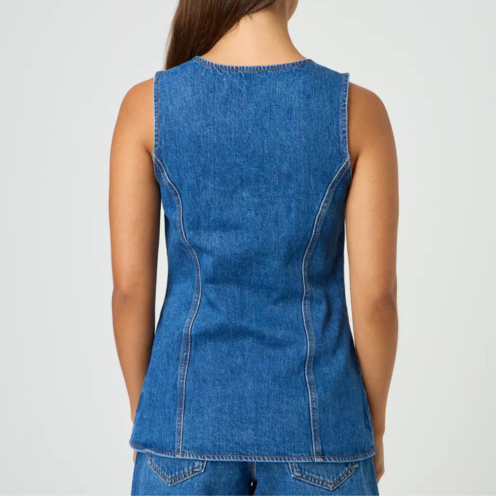 Summer Bloom Denim Set - Redwood Main