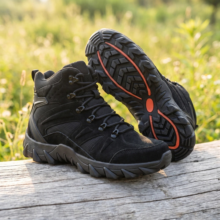 Garrison Lace Up Tactical Boots - Black