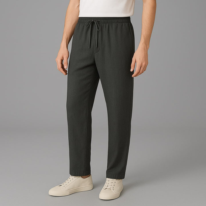 Lusso Linen Pants - Redwood Main
