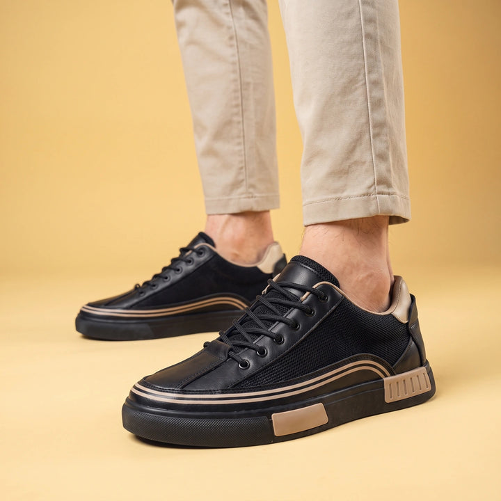 Gregorio Orthopedic Breathable Mesh Sneakers - Black