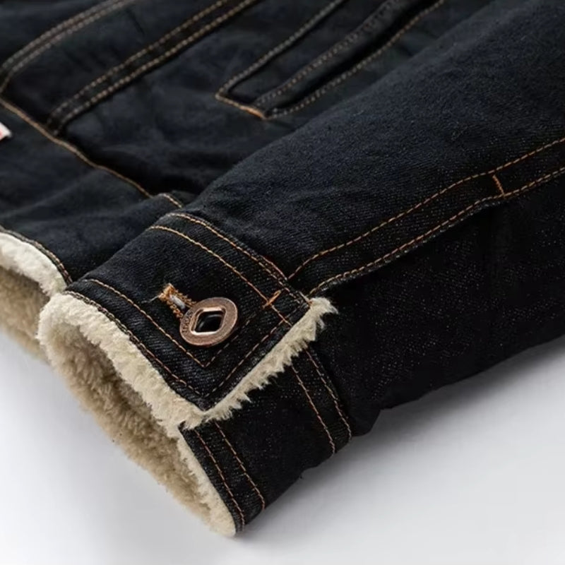 Sherpa Denim Jacket - Redwood Main