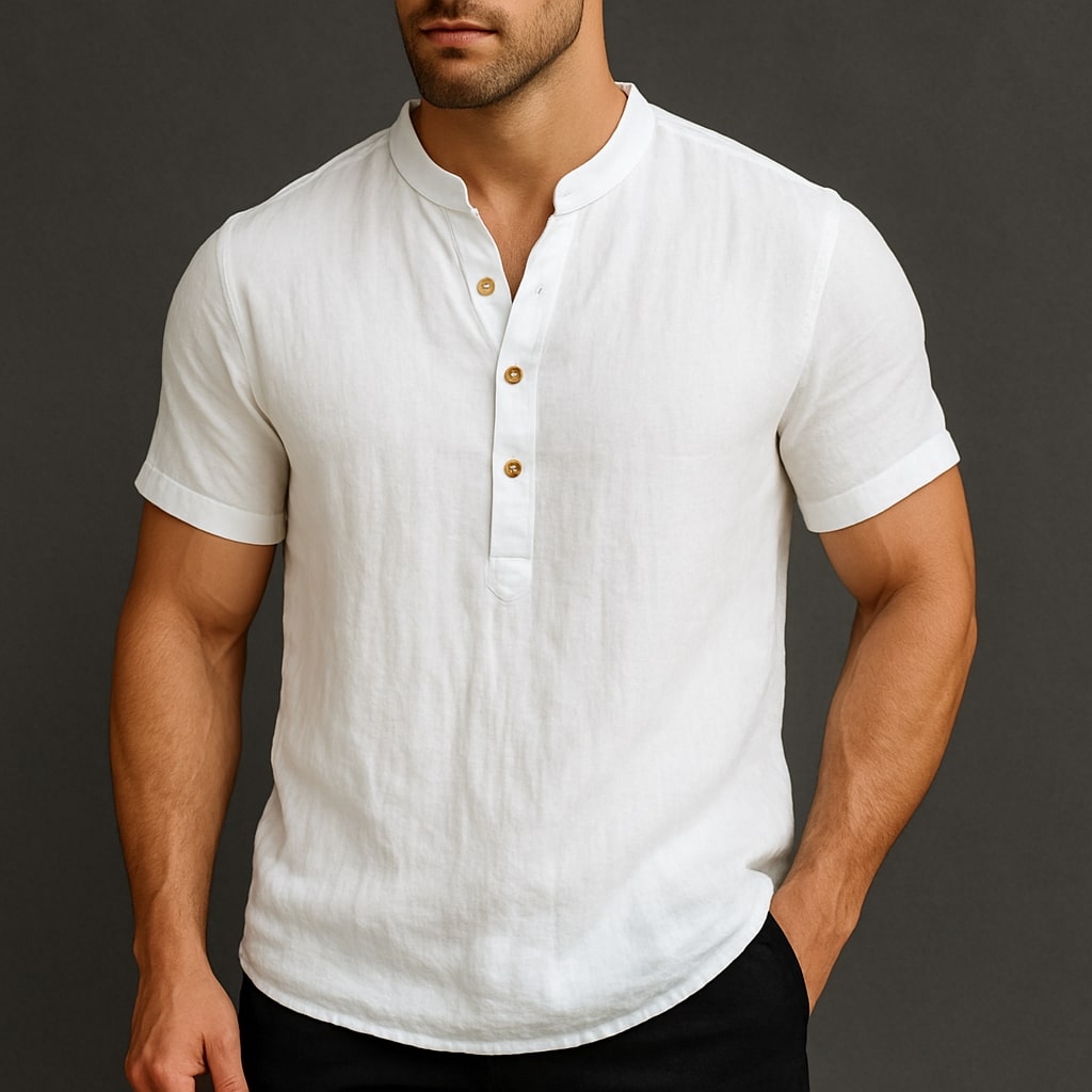 Nordivo Linen Shirt - Redwood Main