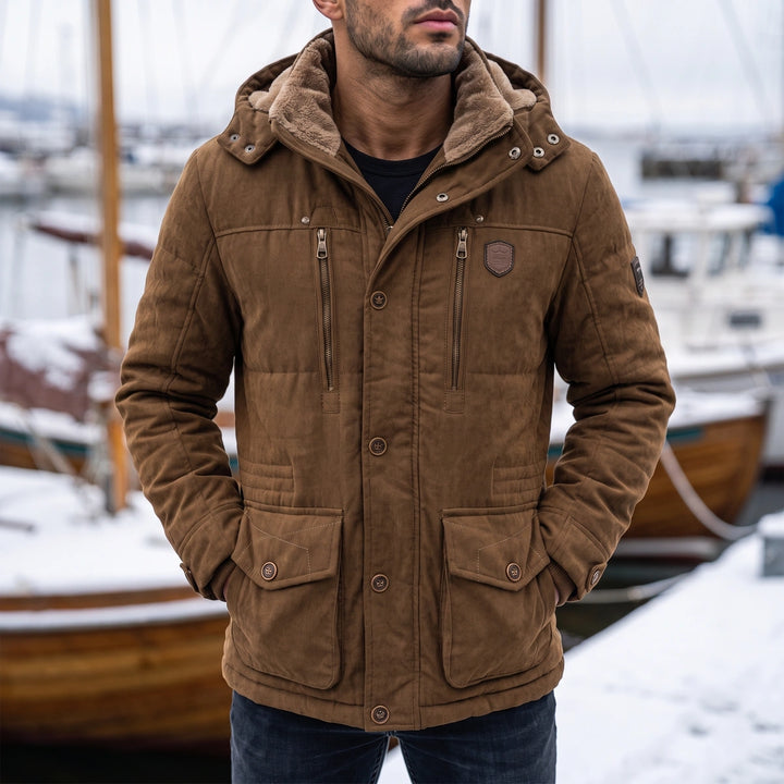 Montague Sherpa Hood Winter Parka - Brown