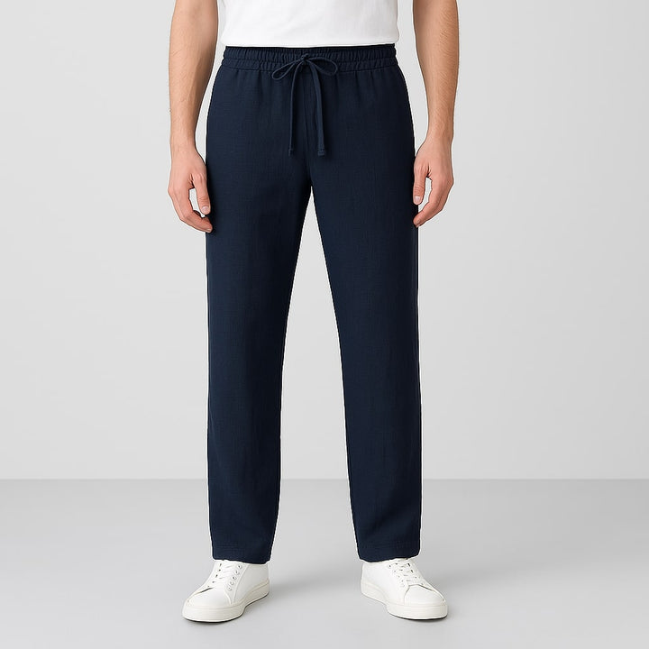 Lusso Linen Pants - Redwood Main