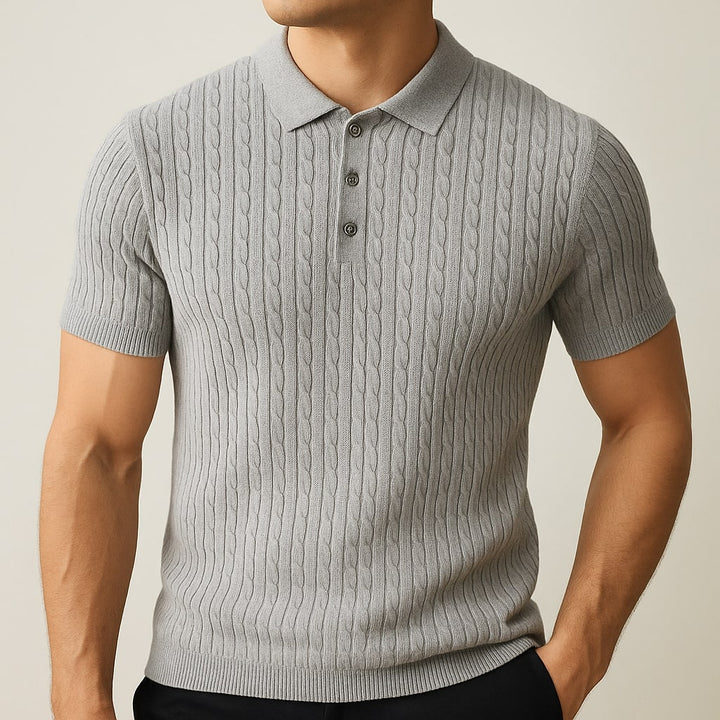 Loric Cotton Polo - Redwood Main