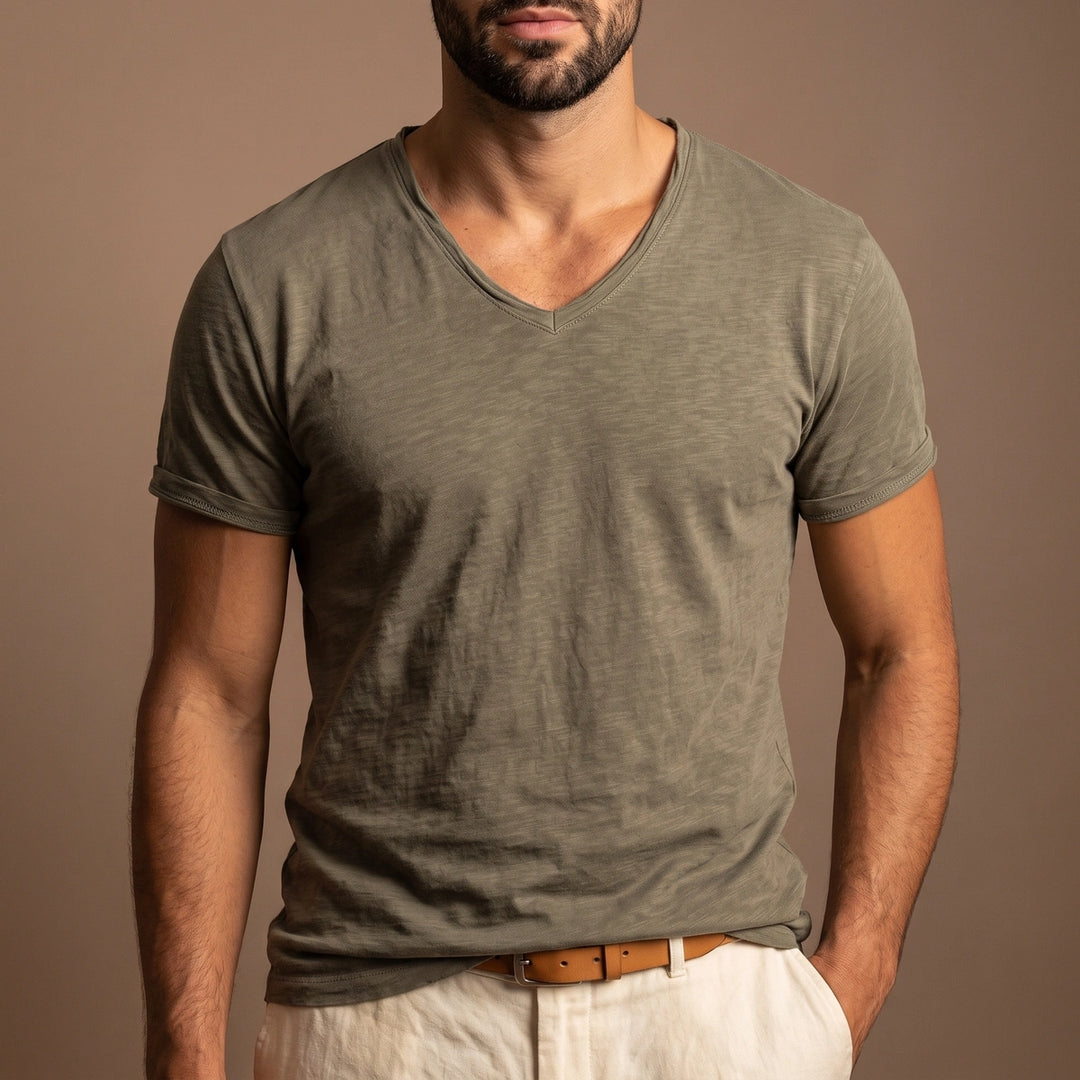 Fletcher Men's Organic Cotton Shirt - Gray
