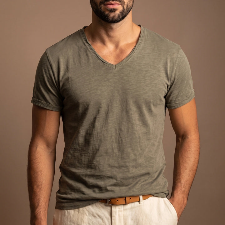 Fletcher Men's Organic Cotton Shirt - Gray