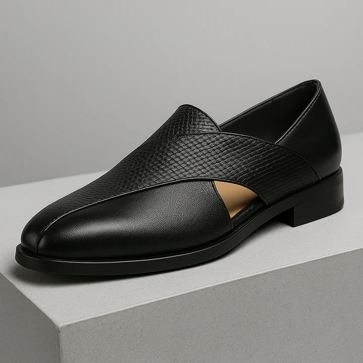 Silvano Genuine Leather Loafers - Redwood Main